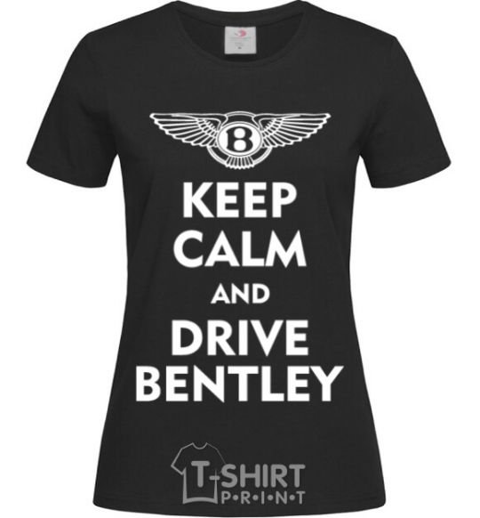 Женская футболка Drive bentley Черный фото
