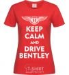 Женская футболка Drive bentley Красный фото