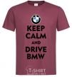 Men's T-Shirt Drive BMW burgundy фото