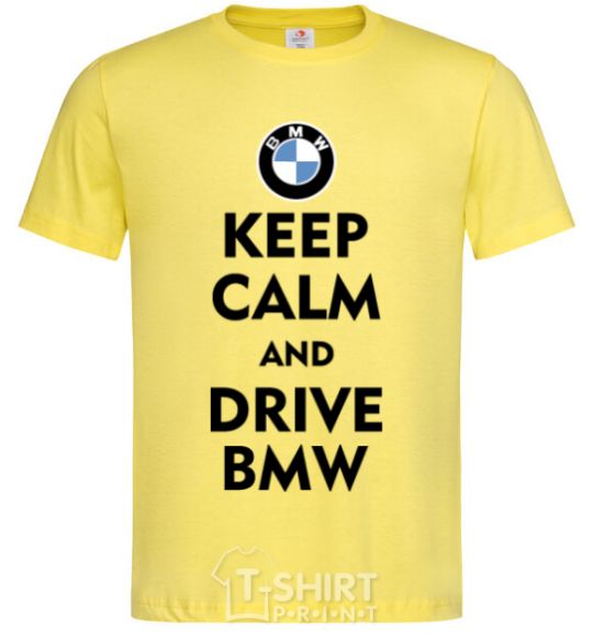 Men's T-Shirt Drive BMW cornsilk фото