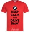 Мужская футболка Drive BMW Красный фото