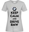 Женская футболка Drive BMW Серый фото