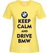 Женская футболка Drive BMW Лимонный фото