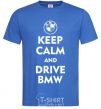 Men's T-Shirt Drive BMW royal-blue фото