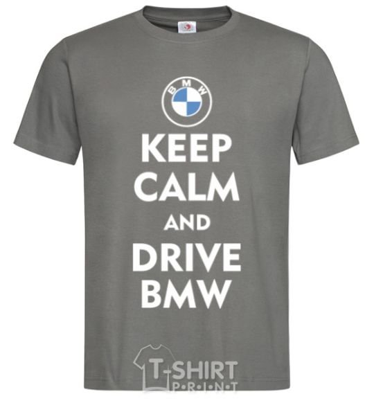 Men's T-Shirt Drive BMW dark-grey фото