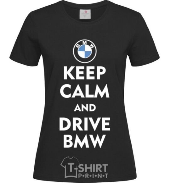 Женская футболка Drive BMW Черный фото