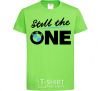 Kids T-shirt The one orchid-green фото