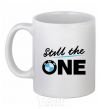 Ceramic mug The one White фото