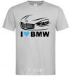 Мужская футболка Love bmw Серый фото