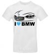 Мужская футболка Love bmw Белый фото