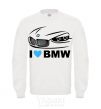 Свитшот Love bmw Белый фото