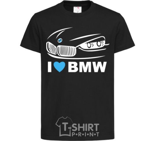 Kids T-shirt Love bmw black фото