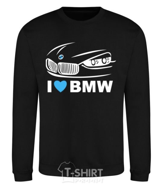 Свитшот Love bmw Черный фото