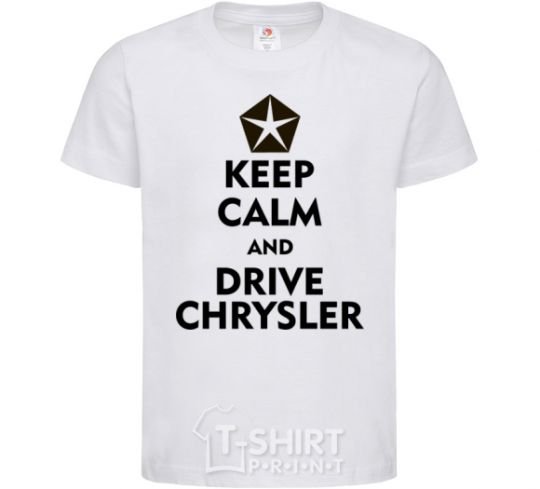 Kids T-shirt Drive chrysler White фото