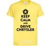 Kids T-shirt Drive chrysler cornsilk фото