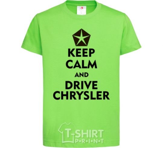 Kids T-shirt Drive chrysler orchid-green фото