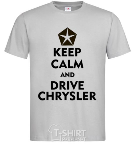 Men's T-Shirt Drive chrysler grey фото