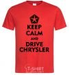 Men's T-Shirt Drive chrysler red фото