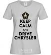 Women's T-shirt Drive chrysler grey фото