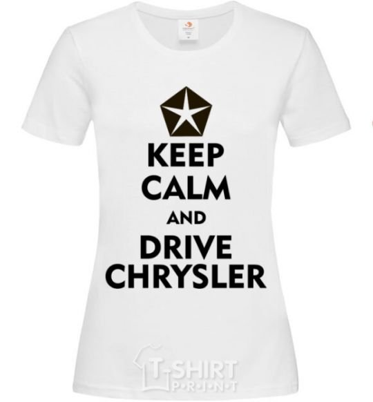 Women's T-shirt Drive chrysler White фото