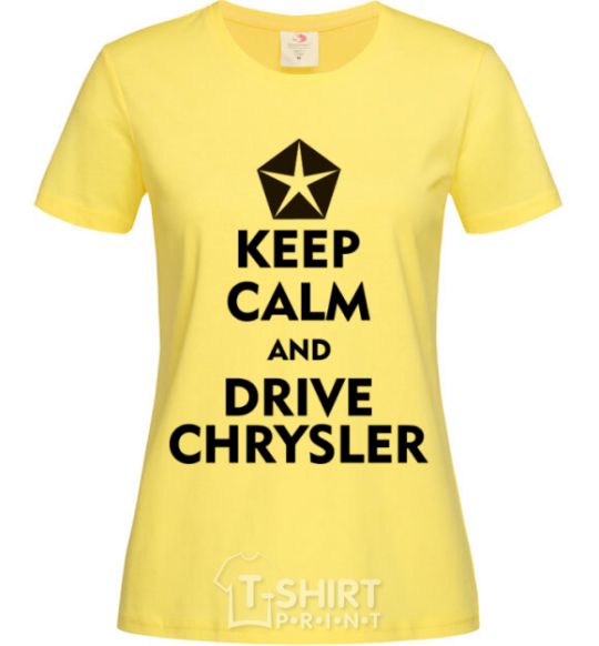 Women's T-shirt Drive chrysler cornsilk фото