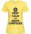 Women's T-shirt Drive chrysler cornsilk фото