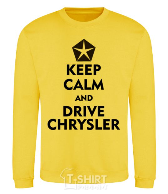 Sweatshirt Drive chrysler yellow фото