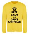 Sweatshirt Drive chrysler yellow фото
