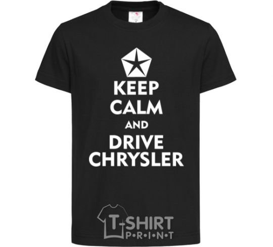 Kids T-shirt Drive chrysler black фото