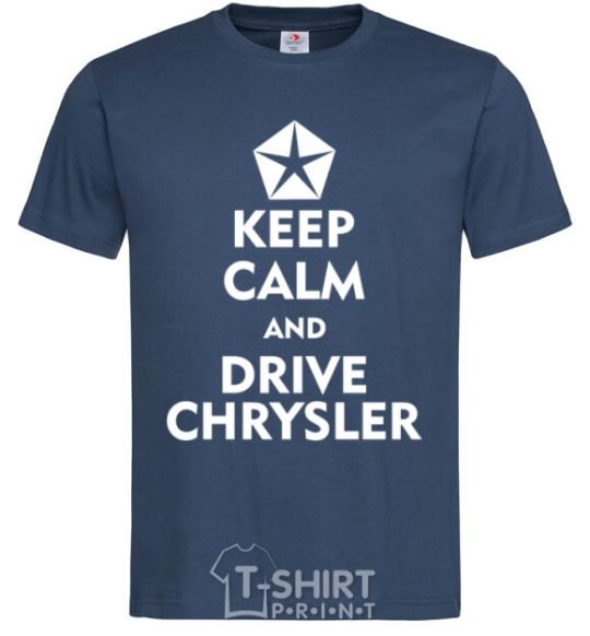 Men's T-Shirt Drive chrysler navy-blue фото