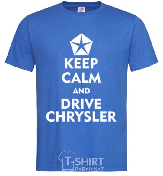 Men's T-Shirt Drive chrysler royal-blue фото