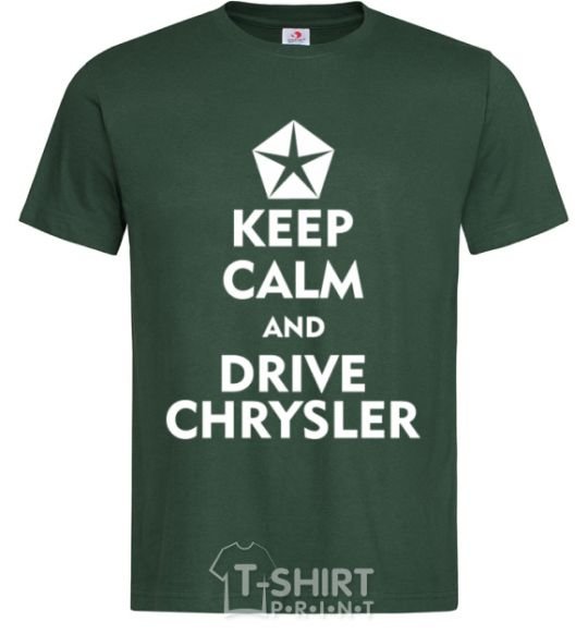 Men's T-Shirt Drive chrysler bottle-green фото