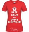 Women's T-shirt Drive chrysler red фото
