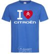 Men's T-Shirt I love citroen royal-blue фото