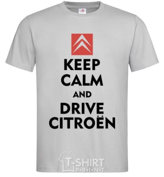 Men's T-Shirt Drive citroen grey фото