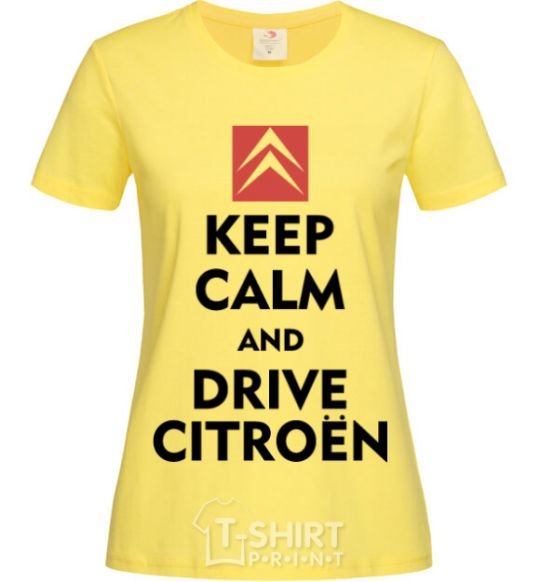 Women's T-shirt Drive citroen cornsilk фото