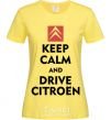 Women's T-shirt Drive citroen cornsilk фото