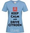 Women's T-shirt Drive citroen sky-blue фото