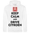 Men`s hoodie Drive citroen White фото