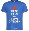 Men's T-Shirt Drive citroen royal-blue фото