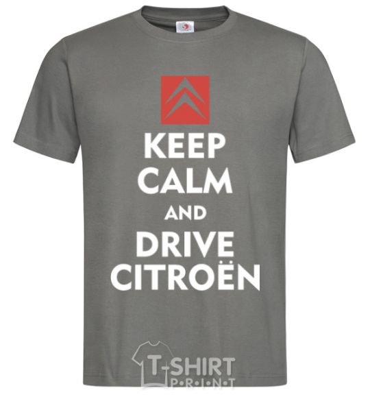 Мужская футболка Drive citroen Графит фото