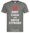 Men's T-Shirt Drive citroen dark-grey фото