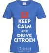 Women's T-shirt Drive citroen royal-blue фото