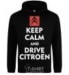 Men`s hoodie Drive citroen black фото