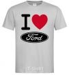 Men's T-Shirt I Love Ford grey фото