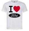 Men's T-Shirt I Love Ford White фото