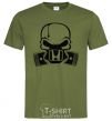 Men's T-Shirt Honda skull millennial-khaki фото