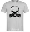 Men's T-Shirt Honda skull grey фото