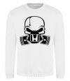 Sweatshirt Honda skull White фото