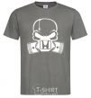 Men's T-Shirt Honda skull dark-grey фото